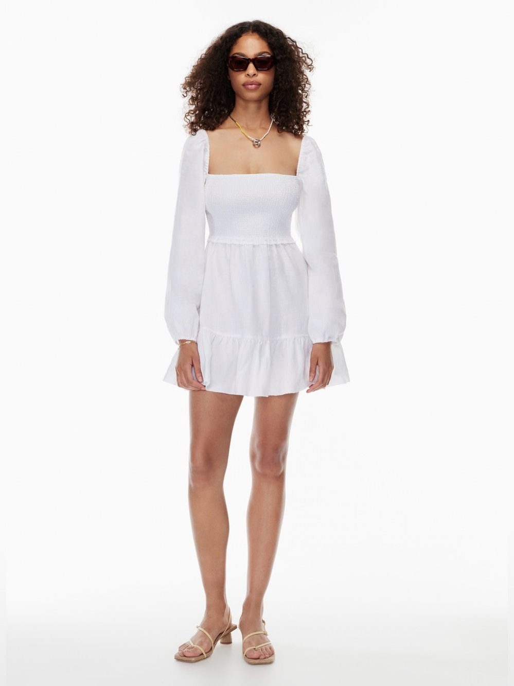 Wilfred Tempest Linen Mini Dress